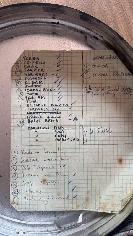 Rollos recuperados del archivo de Carlos Badan — 7